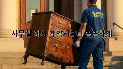 사무실 이사? 계약서부터 꼼꼼하게!
